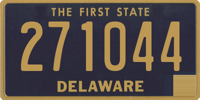 DE license plate 271044