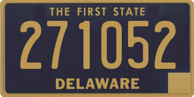 DE license plate 271052