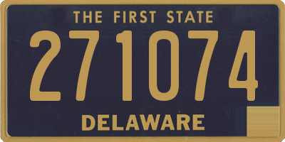 DE license plate 271074