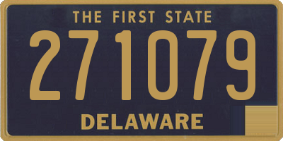 DE license plate 271079