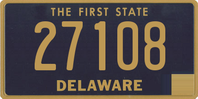 DE license plate 27108