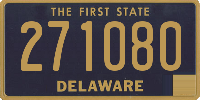 DE license plate 271080