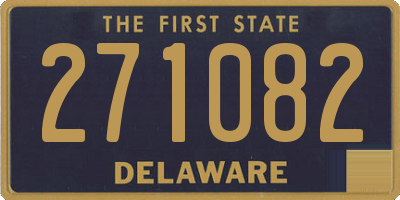 DE license plate 271082