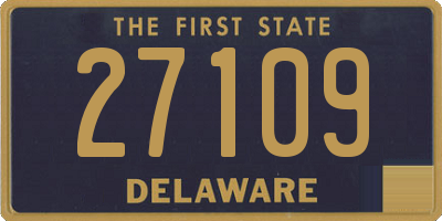 DE license plate 27109