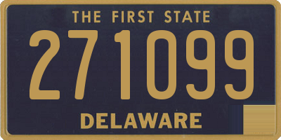 DE license plate 271099