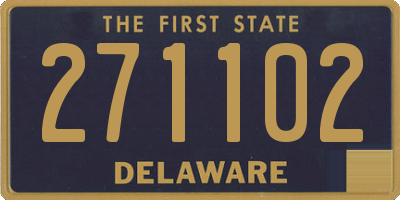 DE license plate 271102