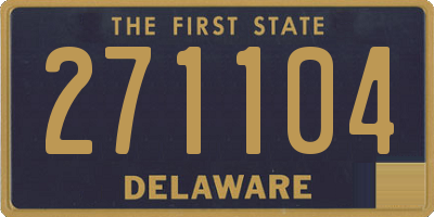 DE license plate 271104