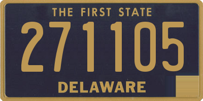 DE license plate 271105