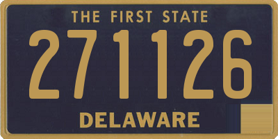 DE license plate 271126