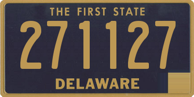 DE license plate 271127