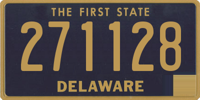 DE license plate 271128