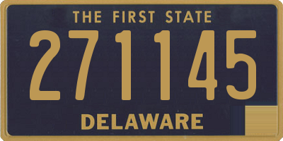 DE license plate 271145