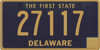 DE license plate 27117