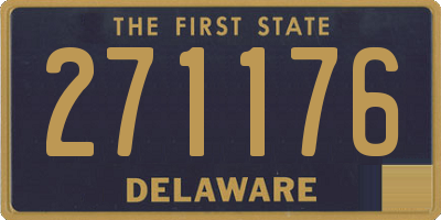 DE license plate 271176