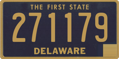 DE license plate 271179