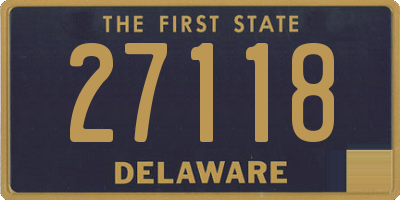 DE license plate 27118