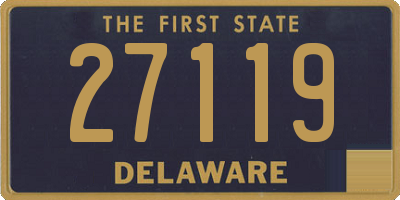 DE license plate 27119