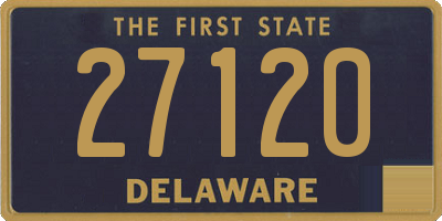 DE license plate 27120