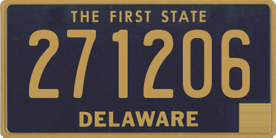 DE license plate 271206