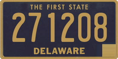 DE license plate 271208