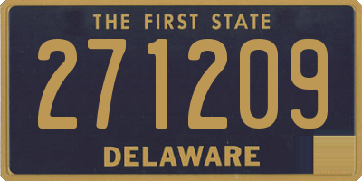 DE license plate 271209