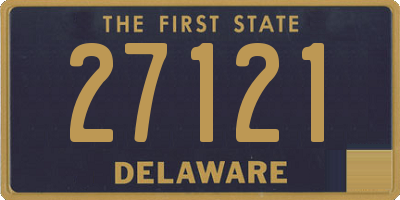 DE license plate 27121