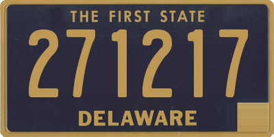 DE license plate 271217