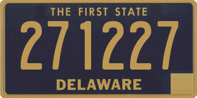 DE license plate 271227