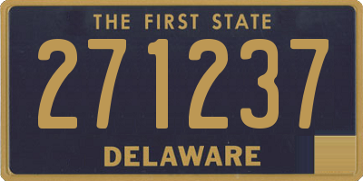 DE license plate 271237