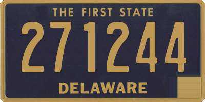 DE license plate 271244