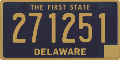 DE license plate 271251