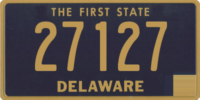 DE license plate 27127