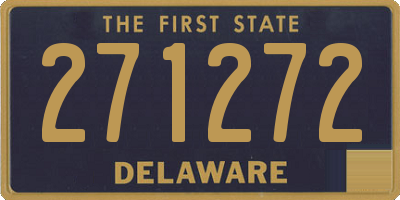 DE license plate 271272