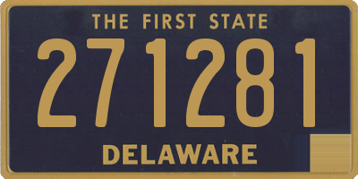 DE license plate 271281