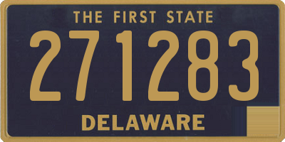 DE license plate 271283