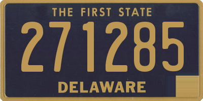 DE license plate 271285