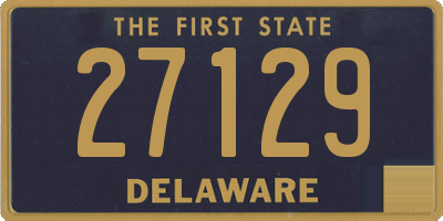 DE license plate 27129