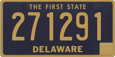 DE license plate 271291