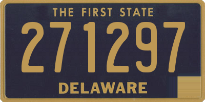 DE license plate 271297