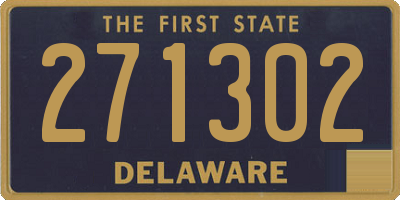 DE license plate 271302