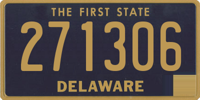 DE license plate 271306