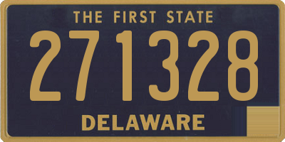 DE license plate 271328