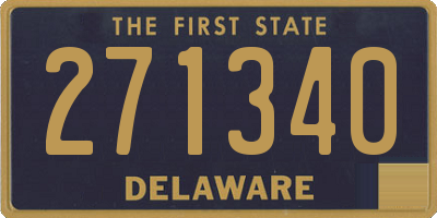 DE license plate 271340