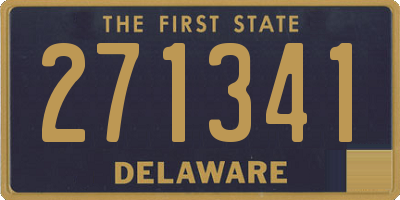 DE license plate 271341