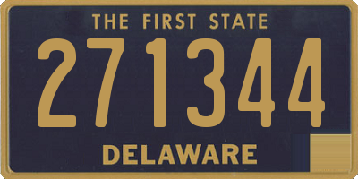 DE license plate 271344
