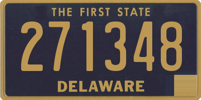 DE license plate 271348