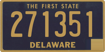 DE license plate 271351