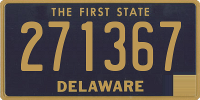 DE license plate 271367