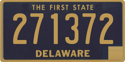 DE license plate 271372