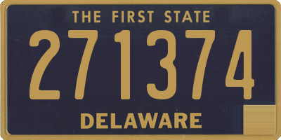 DE license plate 271374